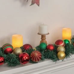 Hot Sale ✨ 72" Red & Green Ornament Garland by Ashland® 🎉 -Ashland Shop 10700053 4