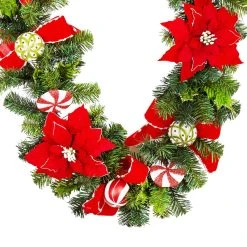 Wholesale ⌛ 72" Red & White Lollipop Garland by Ashland® ❤️ -Ashland Shop 10700054 2