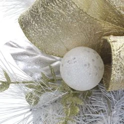 Buy 🌟 11" White Pine & Silver Gift Box With LED Lights by Ashland® 🔔 -Ashland Shop 10700059 3