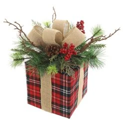 Best Sale 🤩 14" Large Red & Green Gift Box With LED Lights by Ashland® 😉