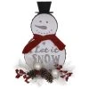 Coupon 🔥 Red & White Tabletop Snowman With Pinecones by Ashland® ⌛ -Ashland Shop 10700070 1