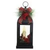 New ⭐ 12" Black Metal Lantern With LED Lights by Ashland® 🔥 -Ashland Shop 10700071 1