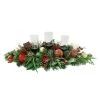 Cheapest 🛒 32" Red & Green Pine Candle Holder Arrangement with Ornaments by Ashland® ✨ -Ashland Shop 10700072 1