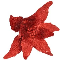 Outlet ✨ Red Poinsettia Pick by Ashland® 🔔 -Ashland Shop 10700091 3