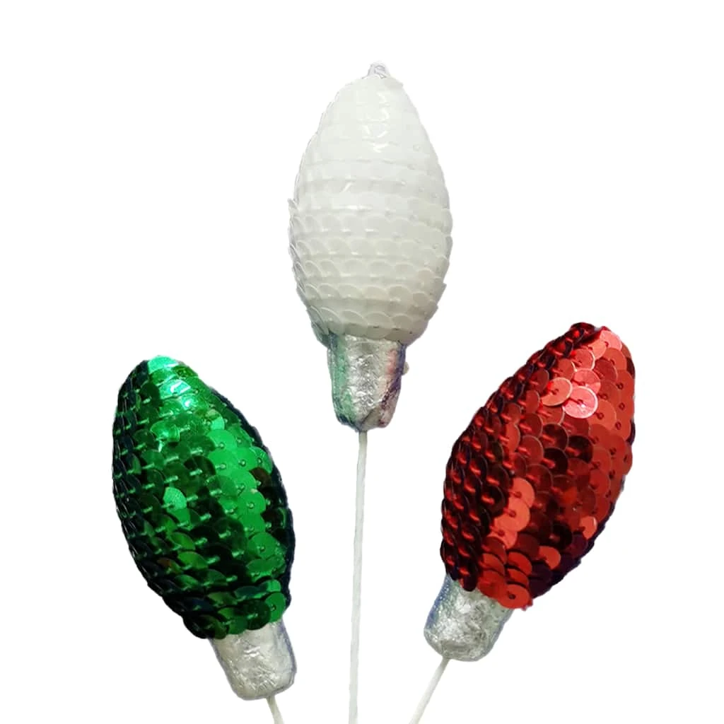 Top 10 ✔️ Sequin Bulb Pick by Ashland® ✔️ Christmas 🛒 4 Top 10 ✔️ Sequin Bulb Pick by Ashland® ✔️ Christmas 🛒 - Image 2