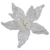 New 🎁 White Glitter Poinsettia Pick by Ashland® 🥰 -Ashland Shop 10700099 1