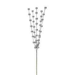 Budget ❤️ Silver Glitter Berry Pick by Ashland® 🎉 -Ashland Shop 10700117 2