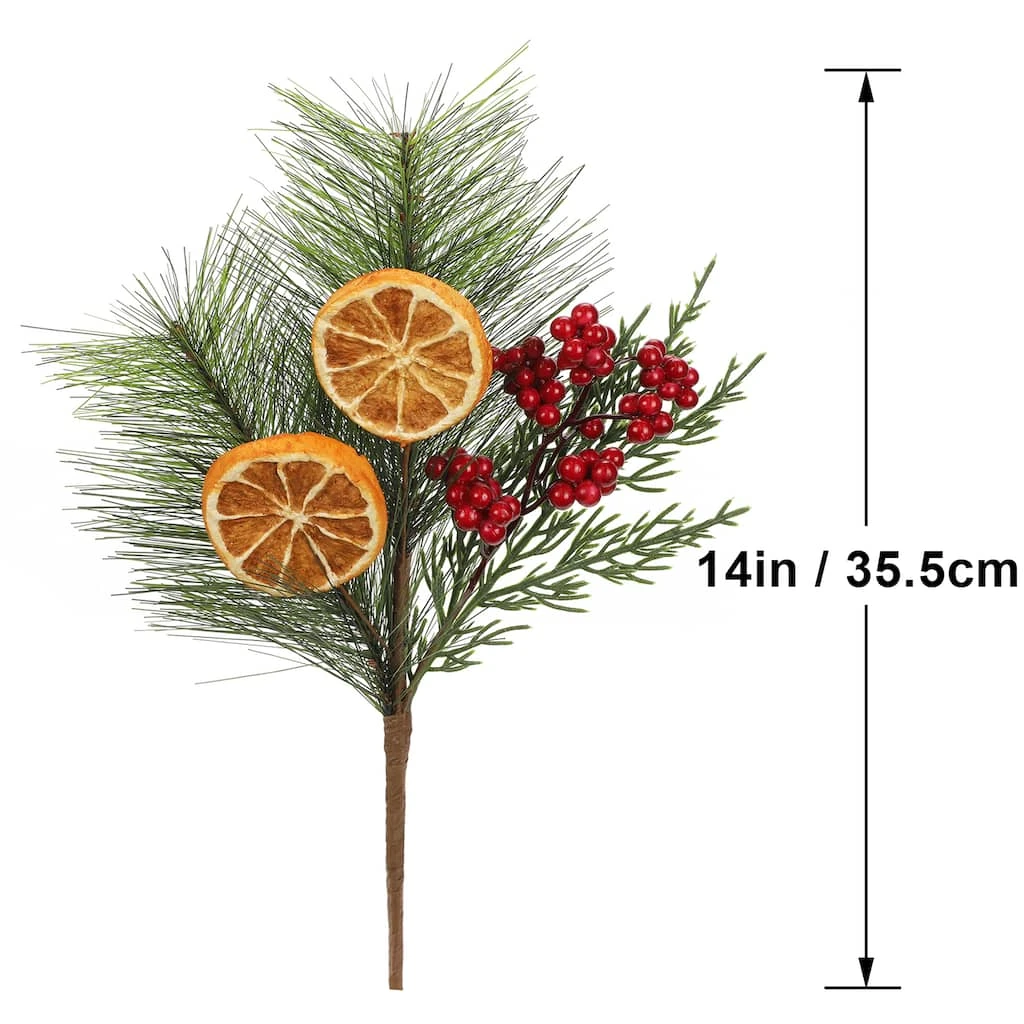 Best Sale 😀 Green Pine, Orange & Berry Pick by Ashland® ⌛ 5 Best Sale 😀 Green Pine, Orange & Berry Pick by Ashland® ⌛ - Image 3