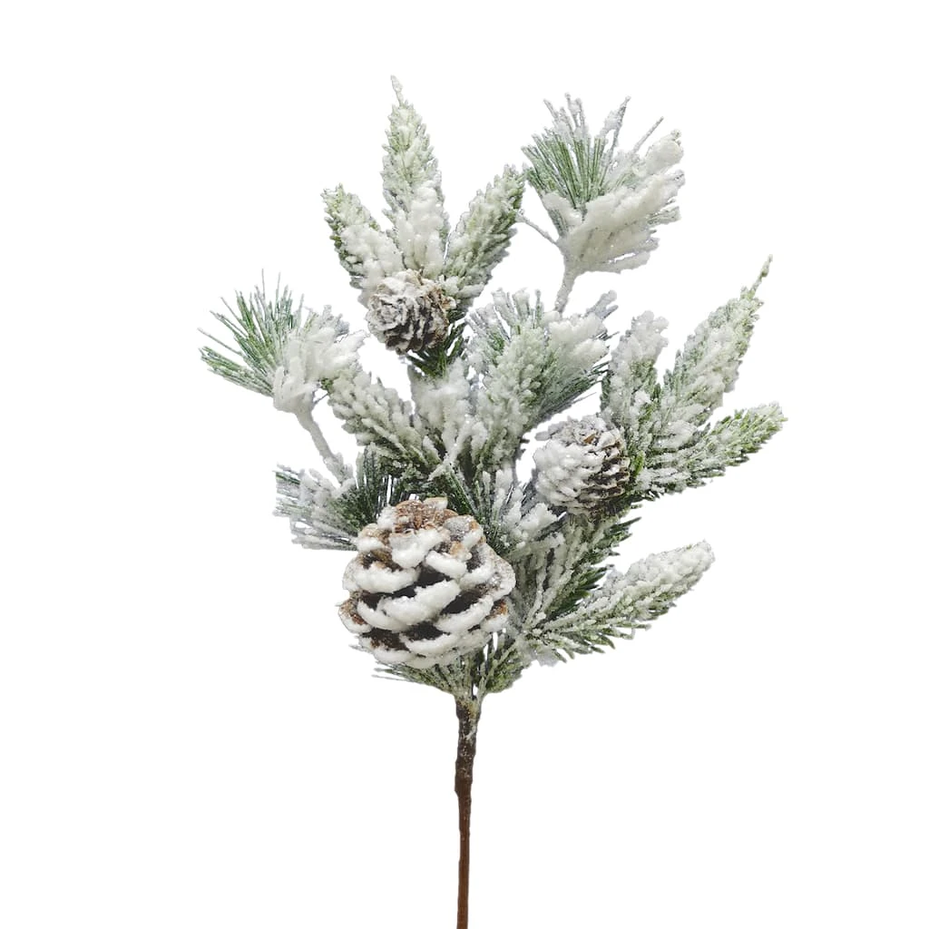 Cheap 👏 Snowy Pine & Pinecone Pick by Ashland® Christmas ⌛ 3 Cheap 👏 Snowy Pine & Pinecone Pick by Ashland® Christmas ⌛