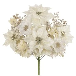 Coupon ⌛ Champagne Poinsettia, Peony & Berry Bush by Ashland® ⌛