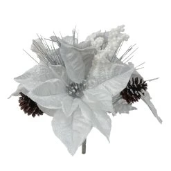Flash Sale 🎉 Silver Pinecone, Berry & Poinsettia Mixed Bush by Ashland® 😍