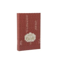 Wholesale 💯 10.25" Red Merry & Bright Book Box by Ashland® 🎁