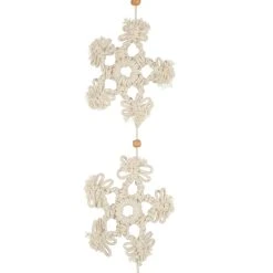 Best deal 🤩 6ft. Macramé Snowflake Garland by Ashland® ✔️