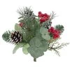 Budget ⌛ Sugared Red Berry & Pinecone Mixed Bush by Ashland® ⌛ -Ashland Shop 10700386 1