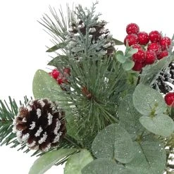 Budget ⌛ Sugared Red Berry & Pinecone Mixed Bush by Ashland® ⌛ -Ashland Shop 10700386 2
