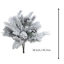 Coupon 🔔 Snow Covered Pine & Pinecone Bush by Ashland® 🧨 -Ashland Shop 10700397 3