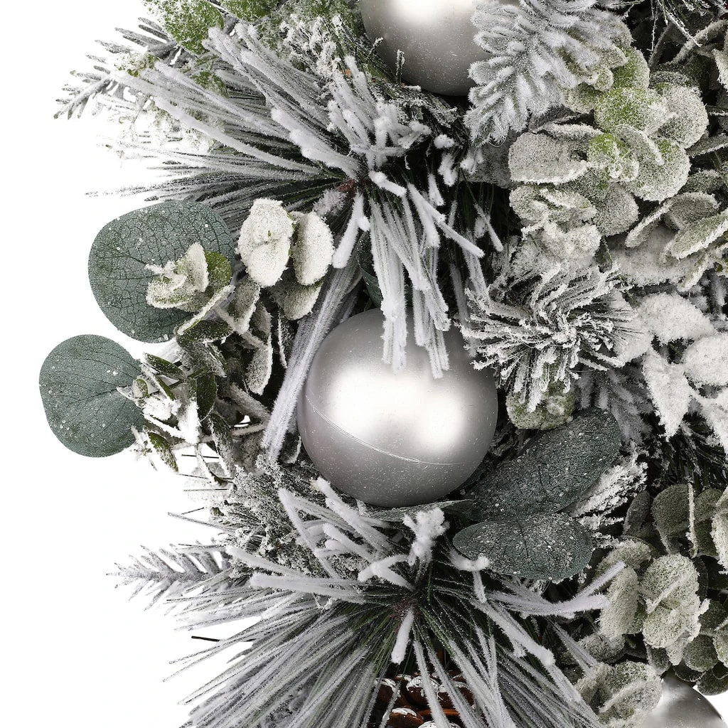 Buy π₯ 24" Flocked Pine & Ornament Teardrop Swag by Ashland® π― 4 Buy π₯ 24" Flocked Pine & Ornament Teardrop Swag by Ashland® π― - Image 2