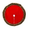 Best reviews of ❤️ 48" Red Cable Knit Tree 🛒 Skirt with Faux Fur Trim by Ashland® ⌛ -Ashland Shop 10700437 1