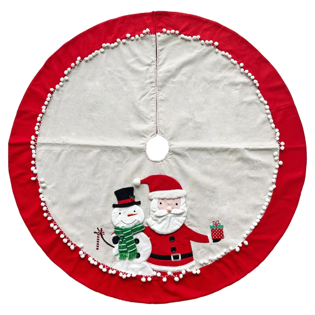 Top 10 😉 28'' Santa Friend Tree Skirt by Ashland® 🌟 3 Top 10 😉 28'' Santa Friend Tree Skirt by Ashland® 🌟