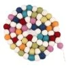 Brand new ⭐ 6ft. Bright Multicolor Felt Pom Pom Garland by Ashland® ❤️ -Ashland Shop 10700465 1