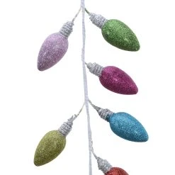 Promo 👍 6ft. Large Glitter Light Bulb Garland by Ashland® ⌛