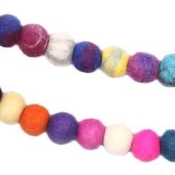 Budget 😀 Assorted 6ft. Multicolor Felt Pom Pom Garland by Ashland® 🤩 -Ashland Shop 10700484 4