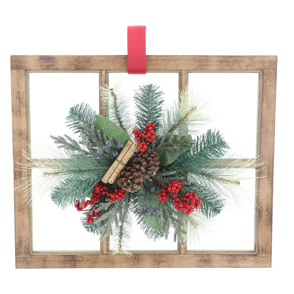 Top 10 ✨ 22" Christmas Wall Pane with Pinecones & Berries by Ashland® 🎁 3 Top 10 ✨ 22" Christmas Wall Pane with Pinecones & Berries by Ashland® 🎁