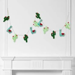 Promo ❤️ 6ft. Cactus & Alpaca Garland by Ashland® ⌛ -Ashland Shop 10700652 3