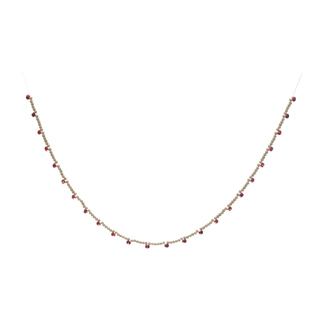 Outlet 🤩 Assorted 6ft. Beaded Garland with Bells by Ashland® ✔️ 6 Outlet 🤩 Assorted 6ft. Beaded Garland with Bells by Ashland® ✔️ - Image 4