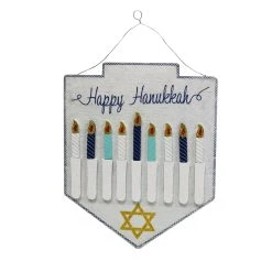 Best Pirce 🤩 14'' Hanukkah Menorah Felt Wall Sign by Ashland® ❤️
