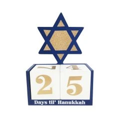 Discount ⭐ 8.5" Star of David Tabletop Hanukkah Countdown by Ashland® 😍