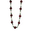 Brand new ⭐ 6ft. Red, Green & White Pom-Pom & Bead Garland by Ashland® ❤️