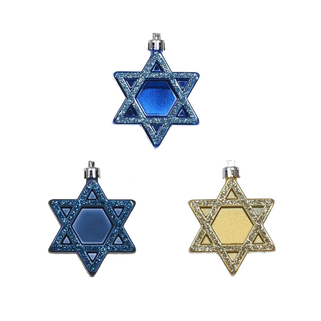 Deals 🎉 Assorted 3" Star of David Plastic Ornaments by Ashland® 🛒 6 Deals 🎉 Assorted 3" Star of David Plastic Ornaments by Ashland® 🛒 - Image 4