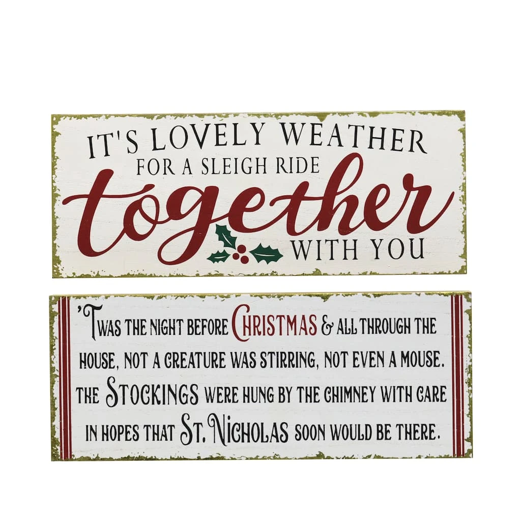 Outlet π₯° Assorted 14" Christmas Themed Tabletop Sign by Ashland® π 3 Outlet π₯° Assorted 14" Christmas Themed Tabletop Sign by Ashland® π