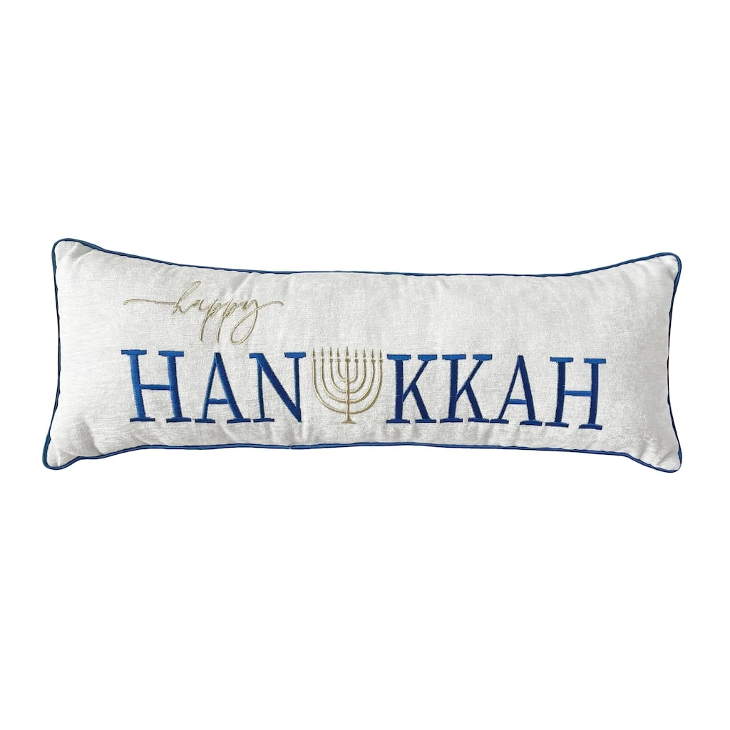 Discount 😀 Happy Hanukkah Pillow by Ashland® ⌛ 3 Discount 😀 Happy Hanukkah Pillow by Ashland® ⌛