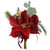 Wholesale 🧨 Dark Red Poinsettia, Rose & Eucalyptus Bundle by Ashland® 👍 -Ashland Shop 10700715 1