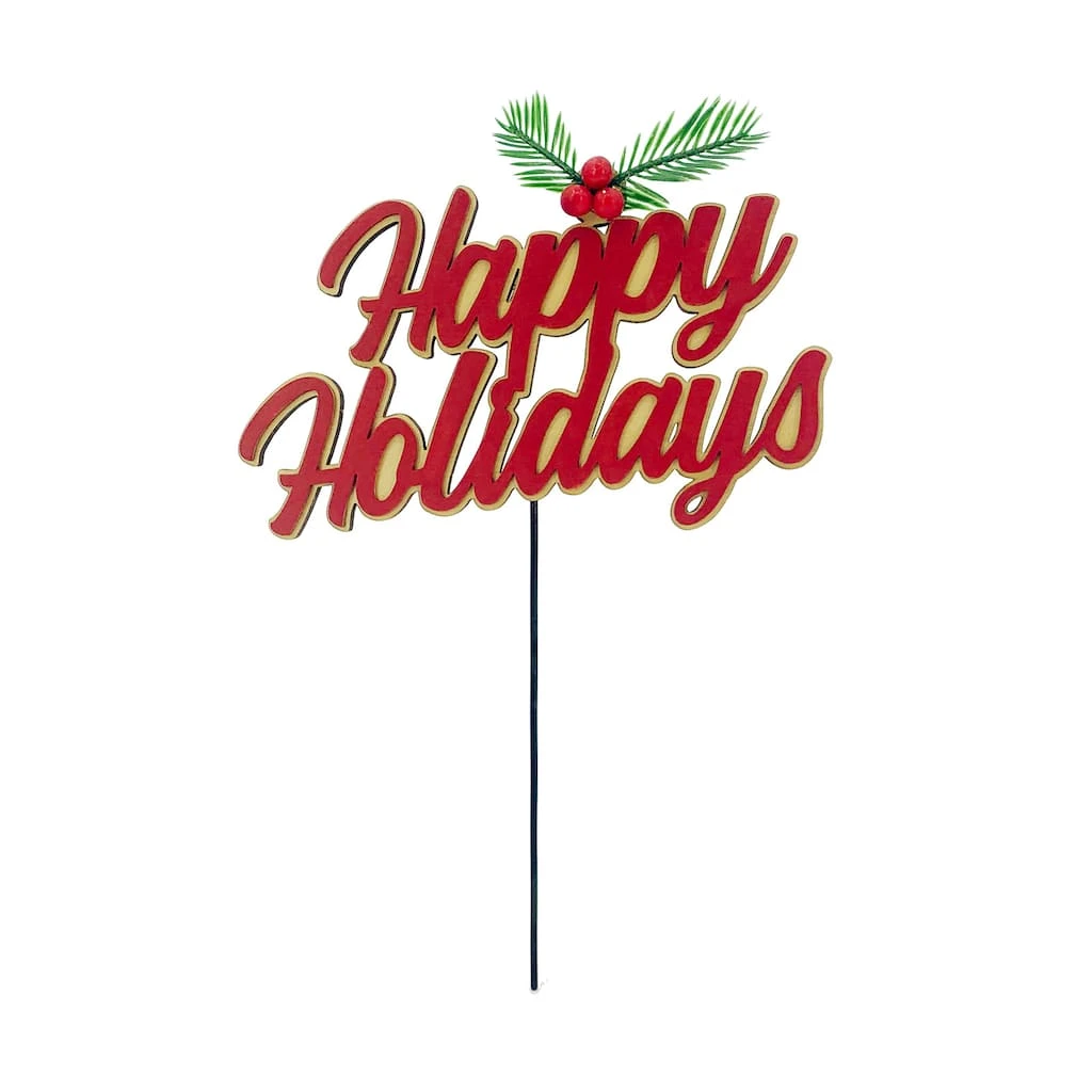 Deals ❤️ Assorted Red Holiday Greeting Pick by Ashland® Christmas 🔥 5 Deals ❤️ Assorted Red Holiday Greeting Pick by Ashland® Christmas 🔥 - Image 3