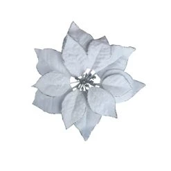 Outlet 🔥 White Poinsettia Accent Clip by Ashland® ⭐