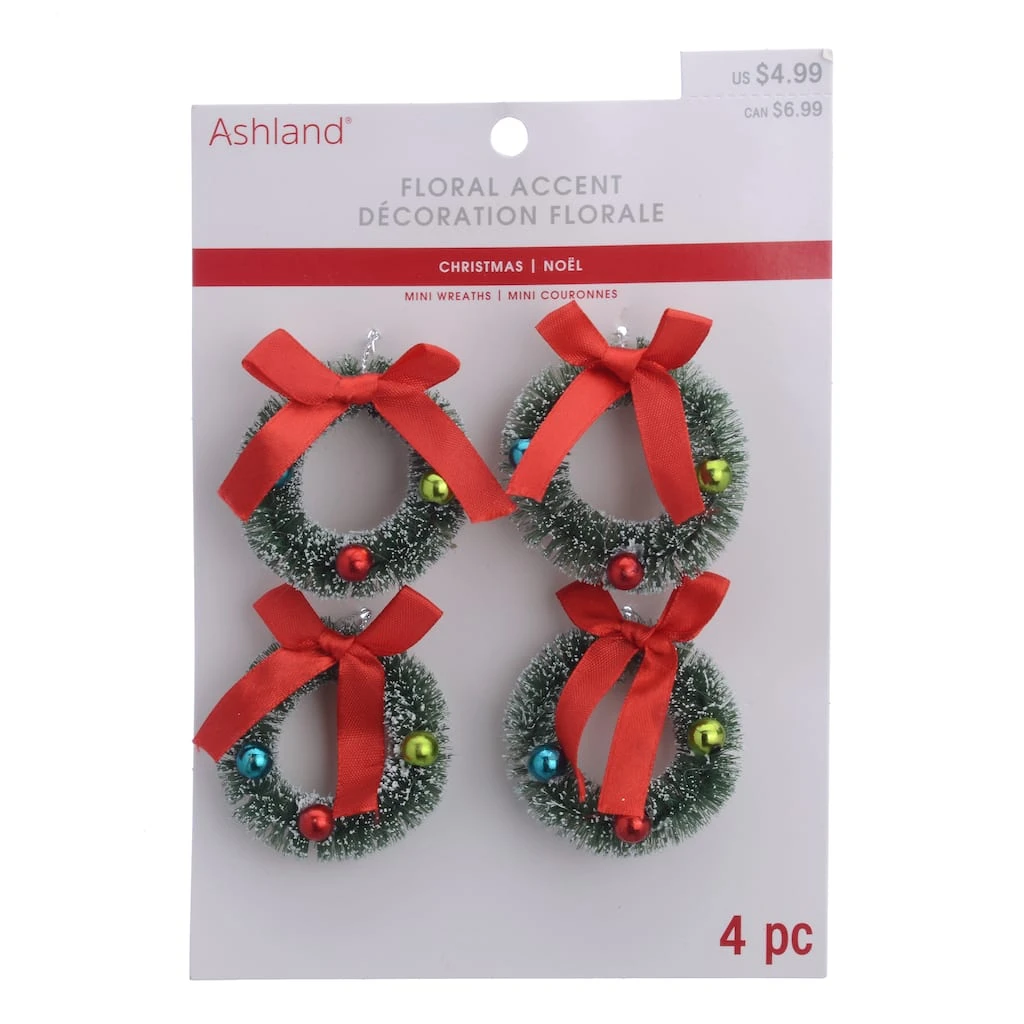 Best Pirce 🔔 Flocked Mini Wreaths, 4ct. by Ashland® 💯 Christmas ⭐ 4 Best Pirce 🔔 Flocked Mini Wreaths, 4ct. by Ashland® 💯 Christmas ⭐ - Image 2