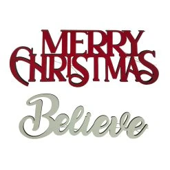 Best Pirce 🎁 Assorted Merry Christmas/Believe Hanging Signs by Ashland® 🎉