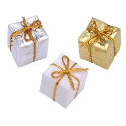 Flash Sale ✨ Gold, Silver & White Mini Gift Box Set by Ashland® ✔️ Christmas ❤️