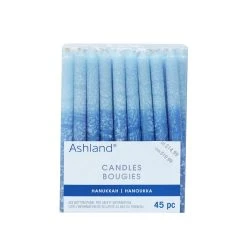 Promo 🤩 Blue & White Frosted Hanukkah Candles by Ashland®, 45ct. 😍