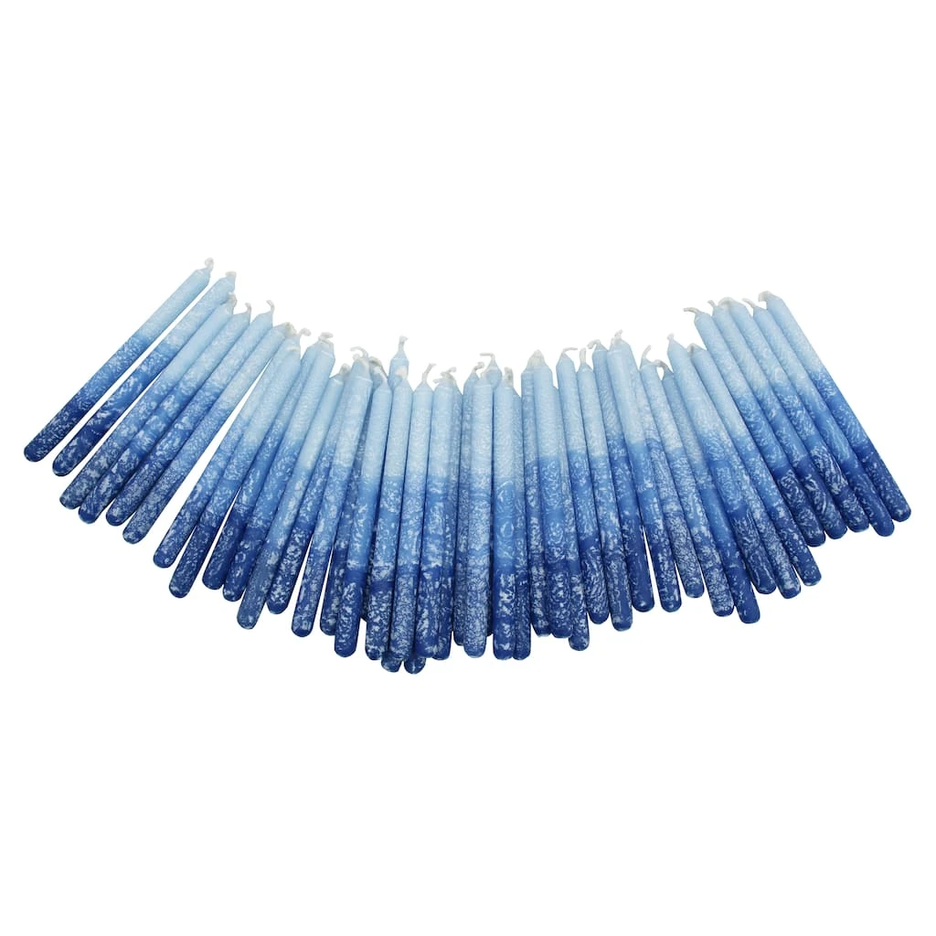 Promo 🤩 Blue & White Frosted Hanukkah Candles by Ashland®, 45ct. 😍 4 Promo 🤩 Blue & White Frosted Hanukkah Candles by Ashland®, 45ct. 😍 - Image 2