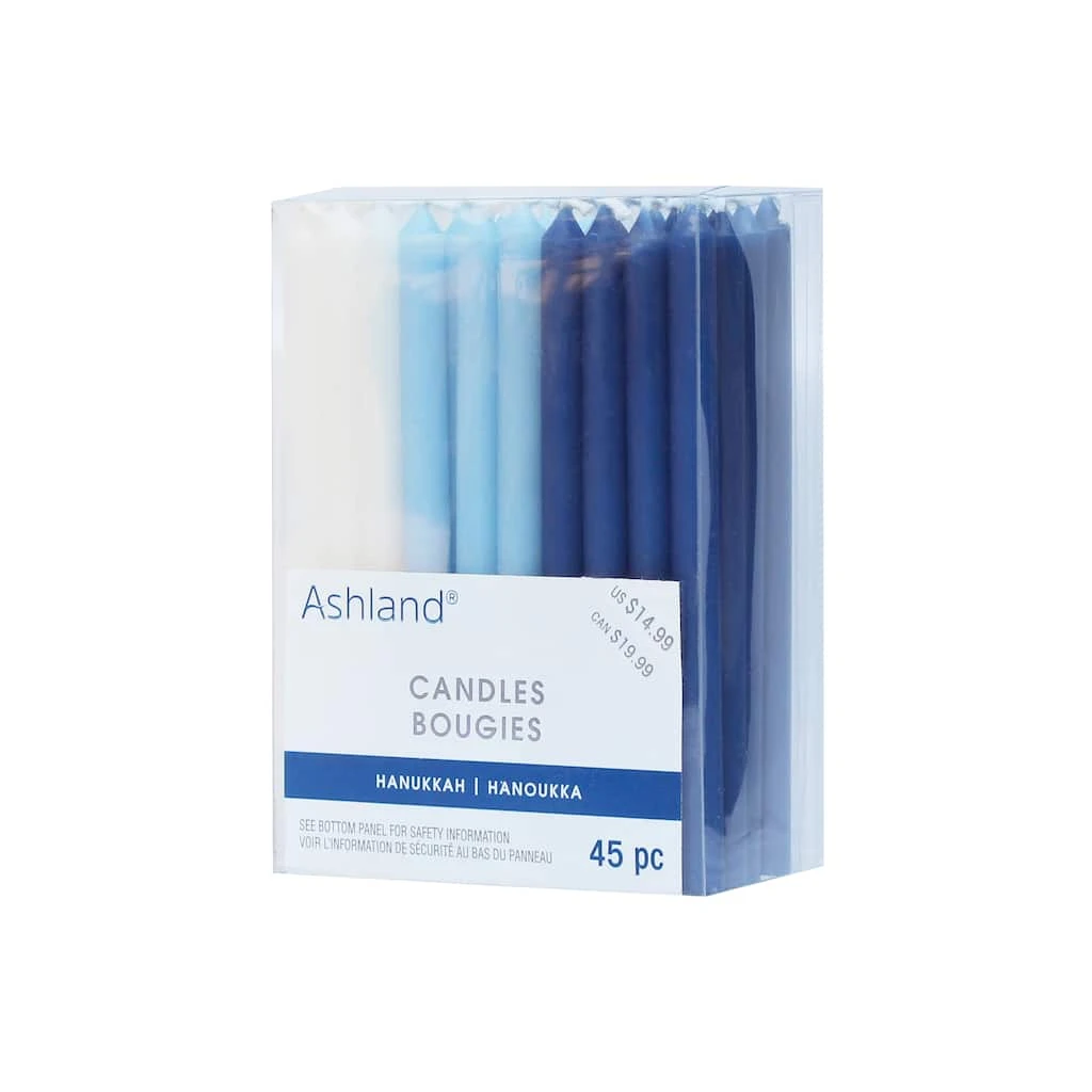 Promo π Blue & White Hanukkah Candles by Ashland®, 45ct. βοΈ 6 Promo π Blue & White Hanukkah Candles by Ashland®, 45ct. βοΈ - Image 4