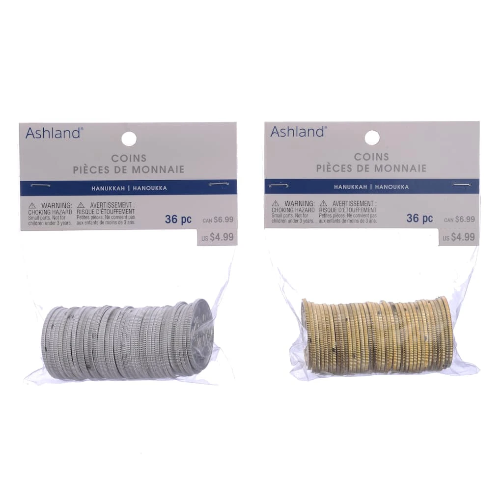 Best deal ❤️ Assorted Hanukkah Coins, 36ct. by Ashland® 🥰 6 Best deal ❤️ Assorted Hanukkah Coins, 36ct. by Ashland® 🥰 - Image 4
