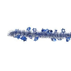 Best Pirce 🛒 Assorted 12ft. Hanukkah Tinsel Garland by Ashland® 👏 -Ashland Shop 10700792 3