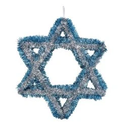 Budget 😉 Assorted 18" Star of David Tinsel Decoration by Ashland® 🛒 -Ashland Shop 10700797 3