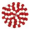 Coupon ❤️ 6ft. Red & White Felt Pom Pom Garland by Ashland® 😍 -Ashland Shop 10700807 1