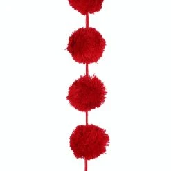 Cheap ✔️ 6ft. Red Pom Pom Garland by Ashland® 🔥