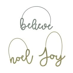 Budget ⭐ Assorted ❄ Christmas Sentiment Wall Hanger by Ashland® ⭐